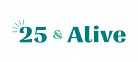 Be25andAlive logo